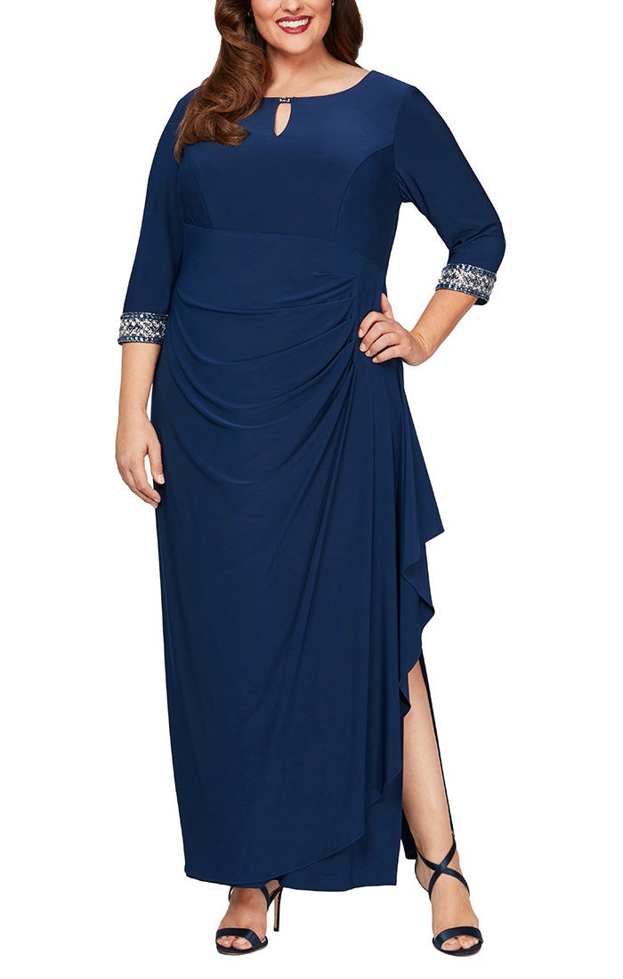 Alex evenings plus size best sale mother of the bride dresses